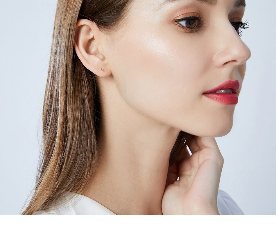 14K_Gold_Mini_Bar_Stud_Earring_oje005_06 14K Gold Mini Bar Stud Earrings for Women