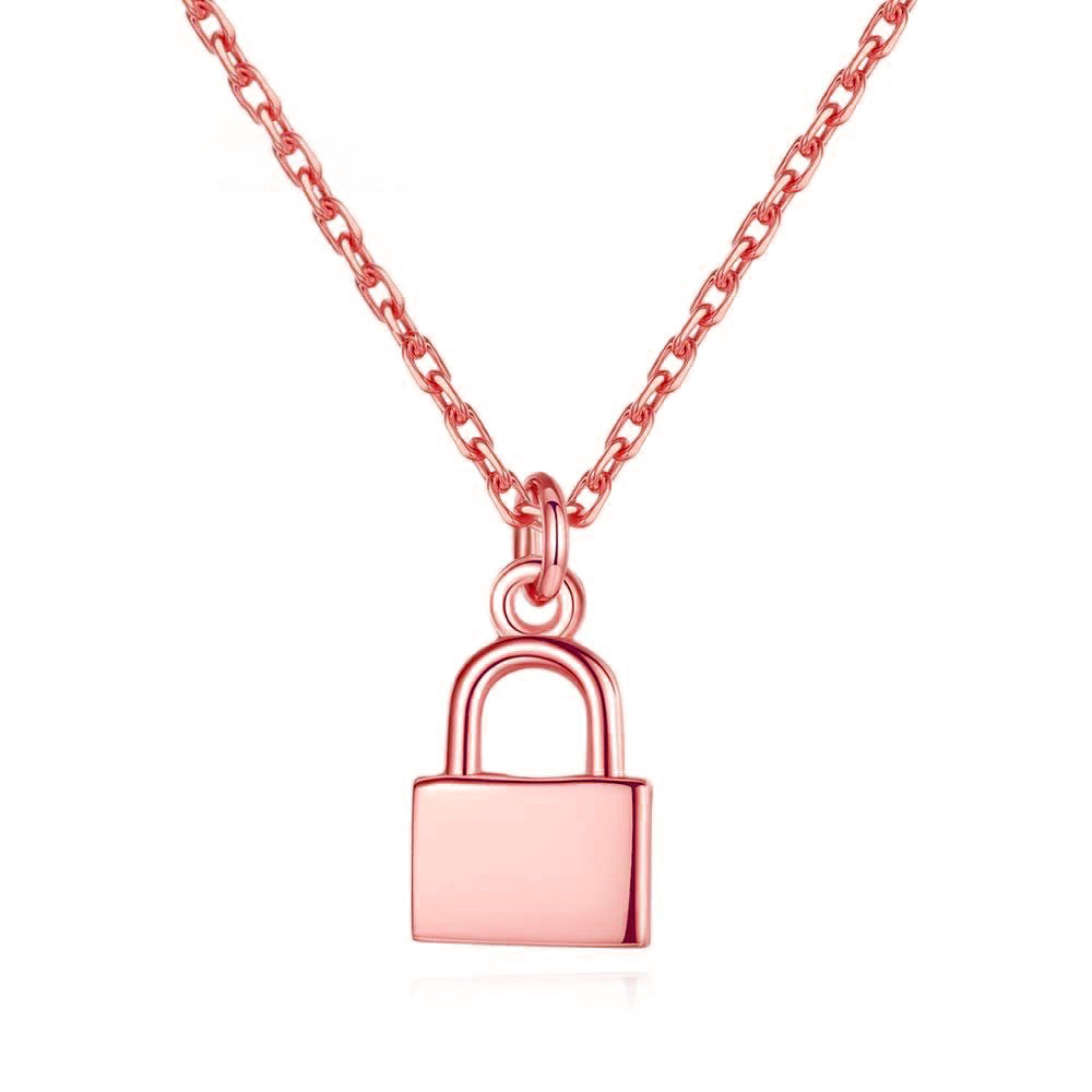 14K_Gold_Simple_Padlock_Lock_Necklace_11