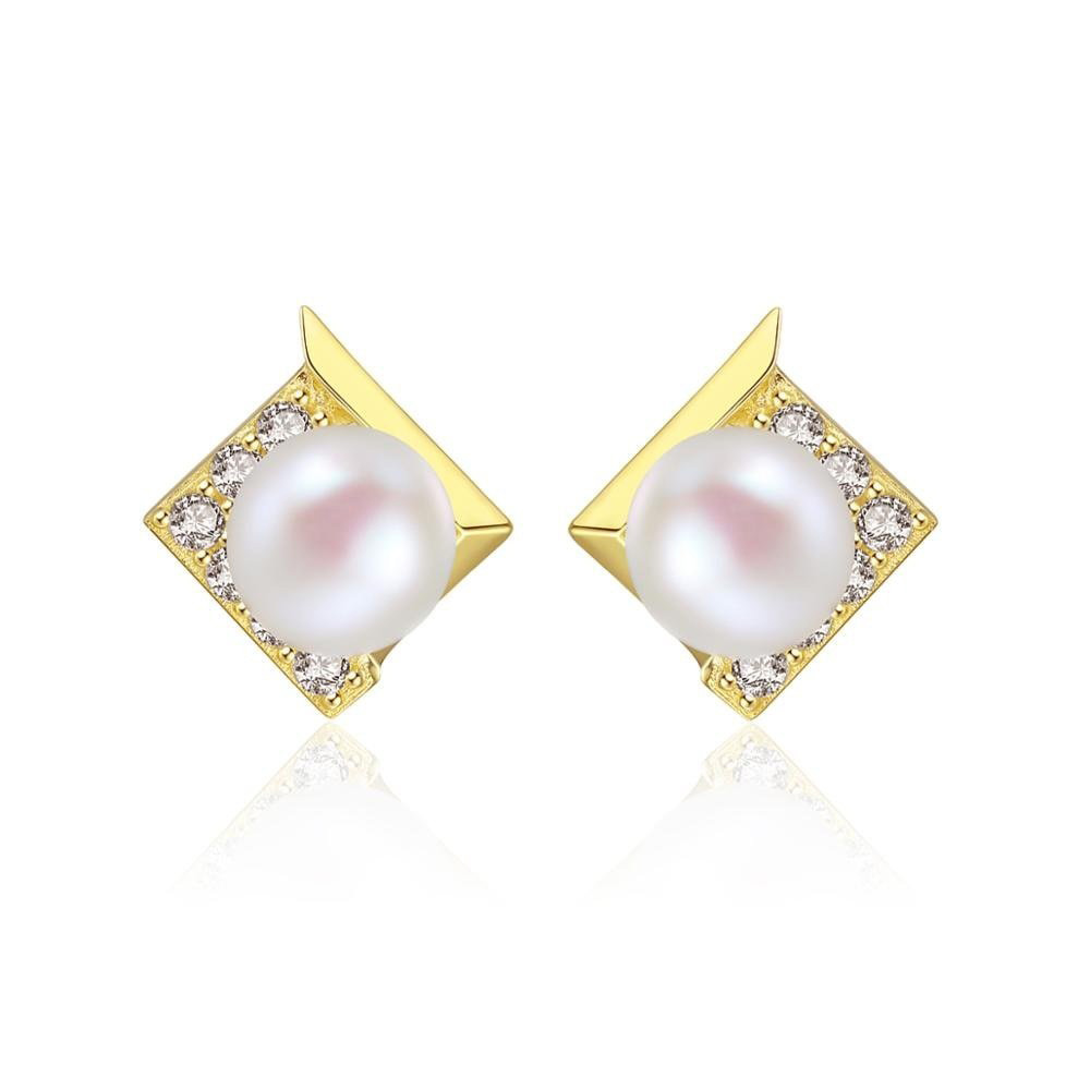 14k_Gold_Natural_Freshwater_Pearl_Stud_Earring_oje008 14k Gold Natural Freshwater Pearl Stud Earrings for Women