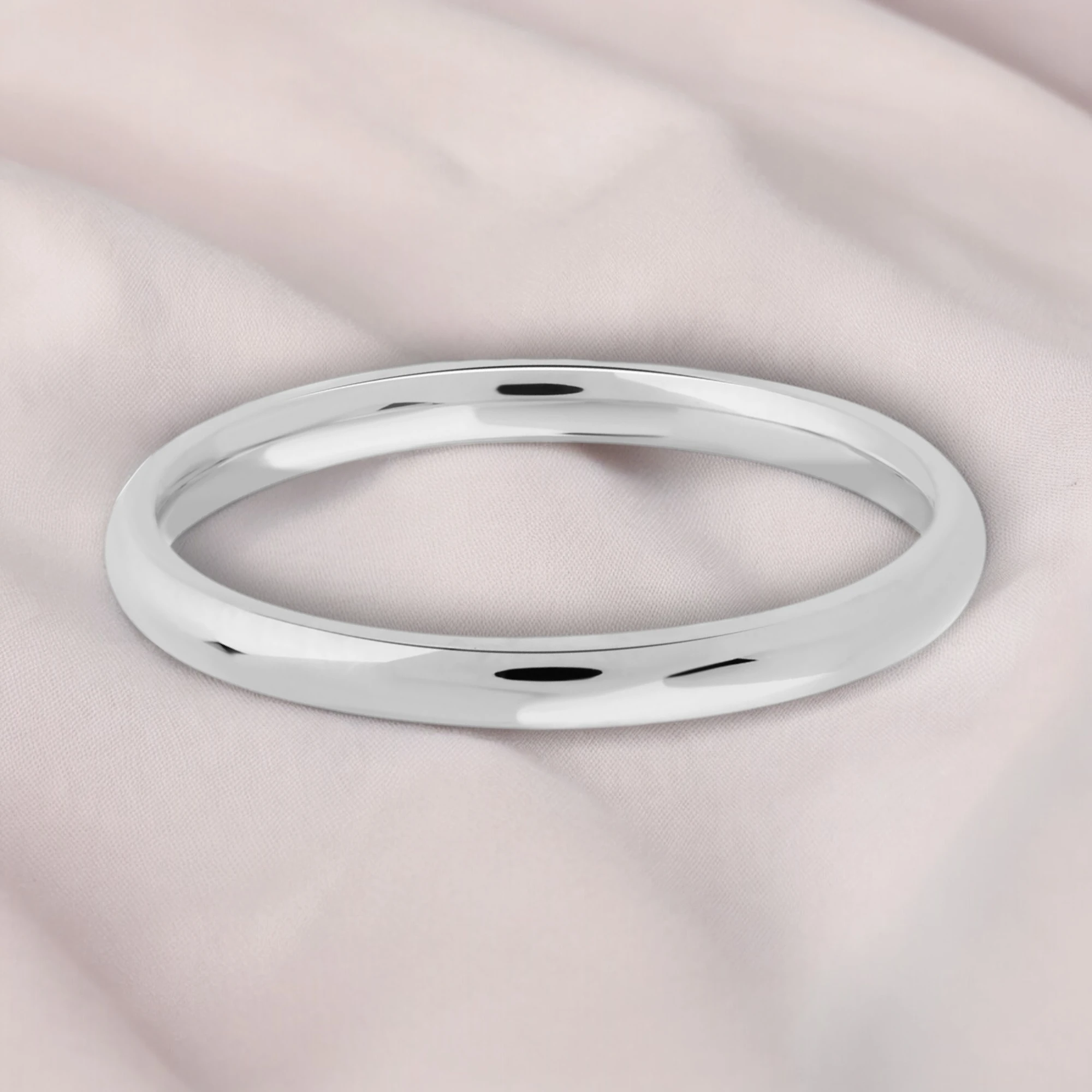 3mm wedding band 14k hollow lightweight dainty ultralight white gold_02
