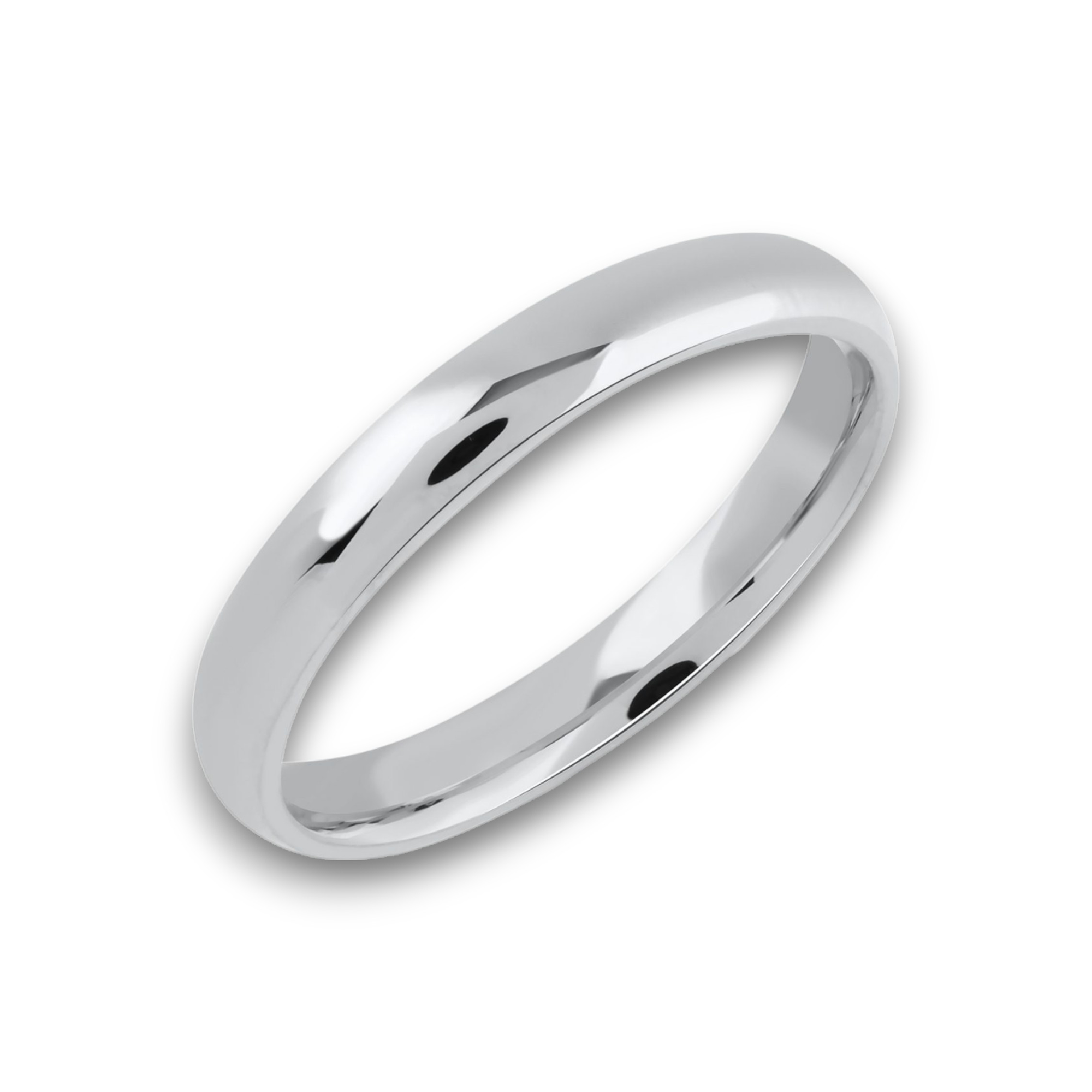 4mm wedding band 14k hollow lightweight dainty ultralight white gold_01